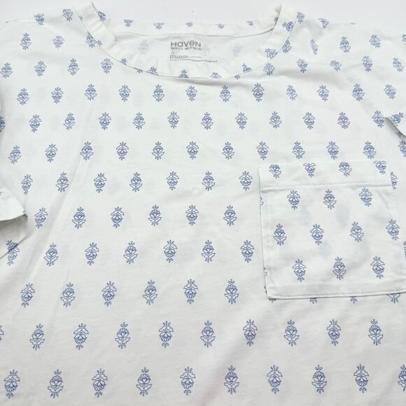 Lot of 3 Women’s Sleepwear Sz. Medium Haven Well Within & Garnet Hill Nightgowns - Picture 14 of 16